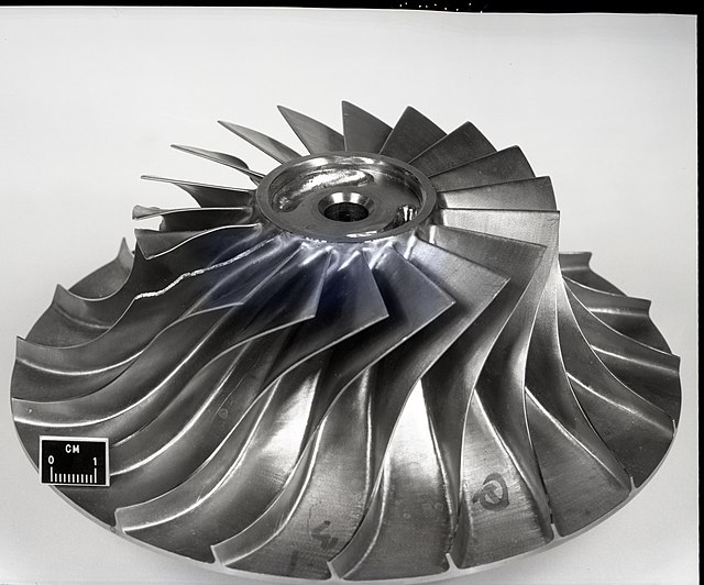 640px damaged compressor impeller nara 17445134